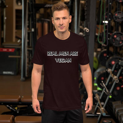 Real Men are Vegan Short-Sleeve T-Shirt - Attire T