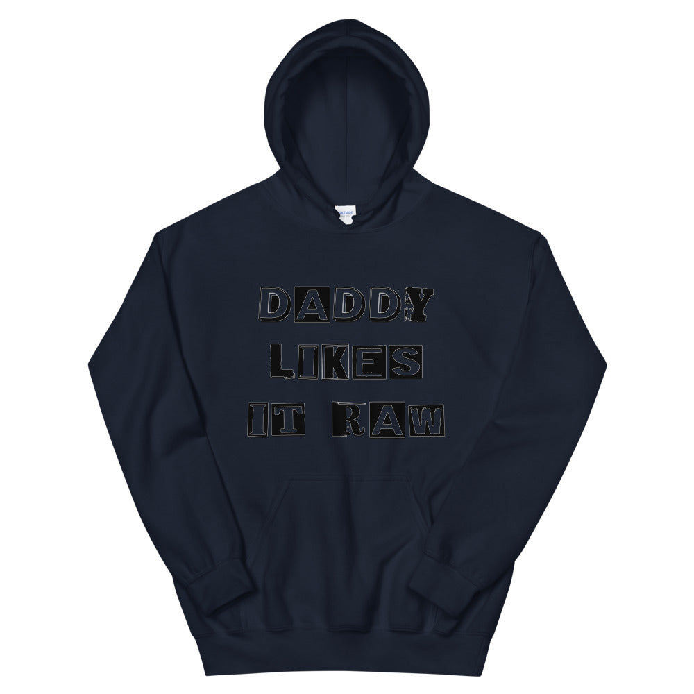 Daddy Likes it Raw Men Hoodie - Attire T