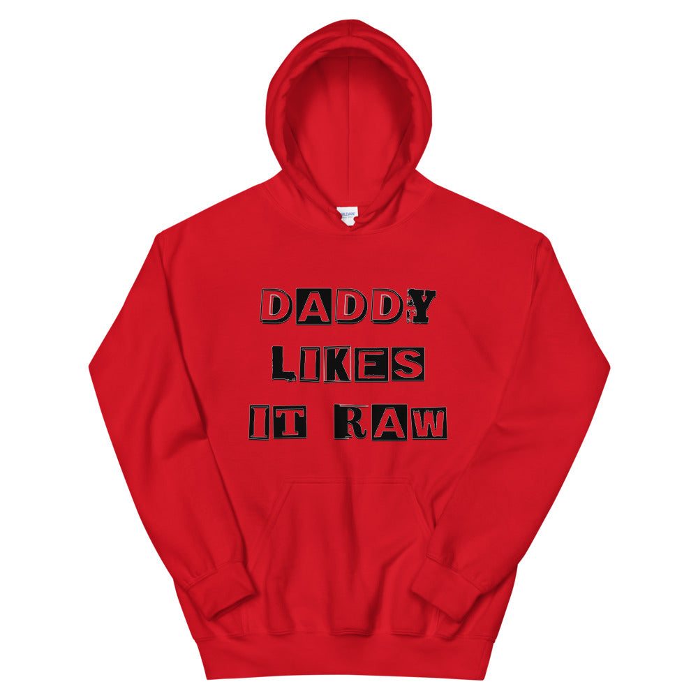 Daddy Likes it Raw Men Hoodie - Attire T