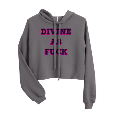 Divine as F*ck Crop Hoodie - Attire T