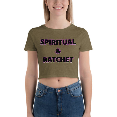 Spiritual and Ratchet Crop Top - Attire T