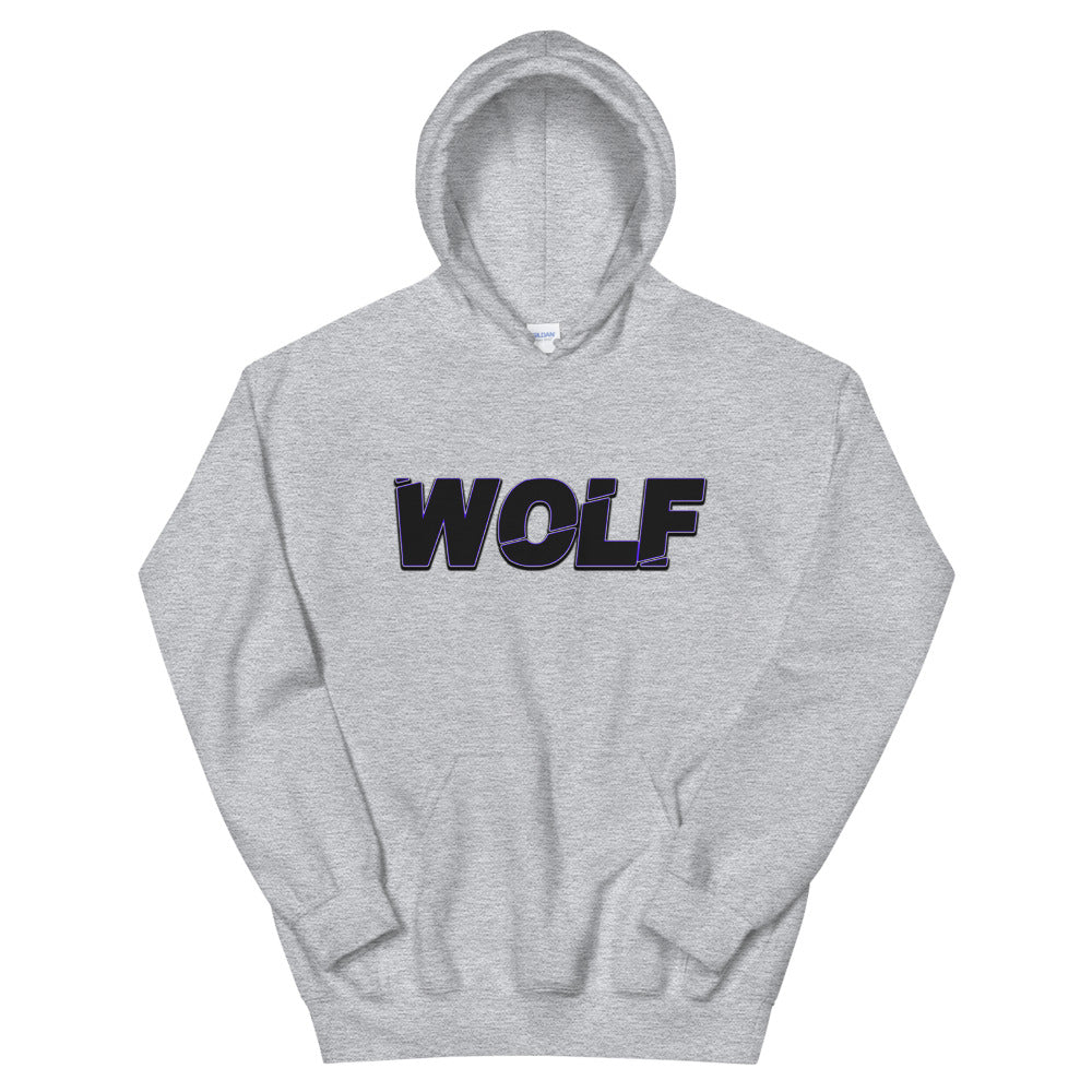 WOLF In Purple Hoodie - Attire T