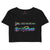 Organic Yes, I do have an Onlyfans Crop Top Pride Edition LGBT Rainbow