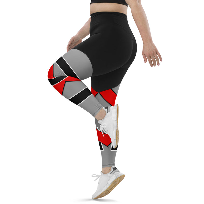 The X-Factor Sports Compression Leggings - Attire T LLC