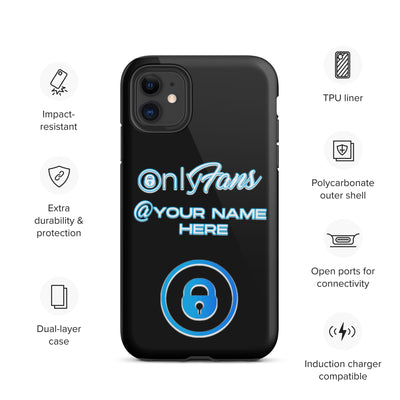 Personalized Custom ONLYFANS Tough iPhone case - Attire T LLC