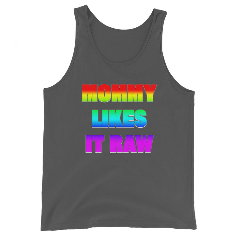 Mommy Likes it Raw in Rainbow Tank Top Lgbt lgbtq - Attire T LLC