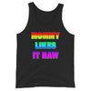 Mommy Likes it Raw in Rainbow Tank Top Lgbt lgbtq